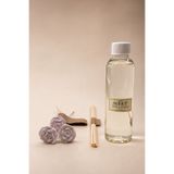 Safier Pudra Rüyası Çubuklu Oda Kokusu Yedek Kit (Refill) 150 ml – 4 Adet Bambu Çubuk & 3 Adet Pembe Seramik Taş Çiçek Hediyeli