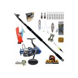 Safina Sw-X Snw-6000A Oslo Black Fight 360Cm 100-200Gr Surf Sazan Kıyı Olta Takımı Seti