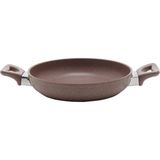 Safinox Granit Çift Kulplu Sahan 22CM - Kahverengi - 22 cm