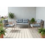 Safir 2+1+1 Cappuccino Profil Balkon-Bahçe-Kafe,çay Seti,koltuk Takımı,oturma Grubu,ofis Koltuğu - Gri