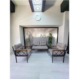 Safir Bahçe,balkon,cafe,teras Mobilyası,çay Seti - Kahverengi