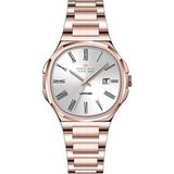Safir Cam Klasik Rose Gold Kadın Kol Saati NC33-398377-RWM