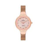 Safir Cam Rose Gold Kadın Kol Saati Nc36-391033-Rpms