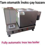 SAFİR ÇAY KAZANLARI 2 Gözlü İnoks Çay Kazanı Doğalgazli Ce Ve Gazmer Onaylı Gaz Kesme Emniyet Sistemli Ventilli