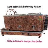 SAFİR ÇAY KAZANLARI 4 Gözlü Bakır Çay Ocağı Bakır Çay Kazanı Tüplü Bakır Çay Semaveri Bakır Çay Makinesi