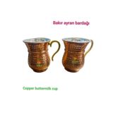 SAFİR ÇAY KAZANLARI Bakır Ayran Bardağı Osmanlı Kültür Su Bardağı Kalaylı Bakır bardak 6 adet set Bakır bardak El işleme