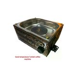 SAFİR ÇAY KAZANLARI Safirim Kumda Kahve Makinesi Bakır Kumda Kahve Cihazı Orta Boy 35x28 Cm Bakır Kumda Kahve 01082024ortakk35x28