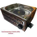 SAFİR ÇAY KAZANLARI Safirim Kumda Kahve Makinesi Bakır Kumda Kahve Cihazı Orta Boy 35X28 Cm Bakır Kumda Kahve
