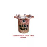 SAFİR ÇAY KAZANLARI Safirim Kumda Kahve Makinesi Yuvarlak Yüksek Boy Kasa Bakır Kumda Kahve Standı Kumda Kahve Cihazı 01082024SAFİRİMYÜKSEKBOYKK