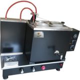 SAFİR ÇAY KAZANLARI Safirim Siyah Çay Kazanı 2 Gözlü Siyah Elektrostatik Boyalı Çay Ocağı Elektrik + Tüplü Çay Makinesi.