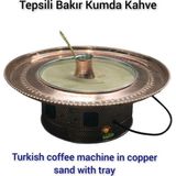 SAFİR ÇAY KAZANLARI Tepsili Kumda Kahve Büyük Boy Tepsili Kumda Kahve Makinesi Sinili Kumda Kahve Safir Kumda Kahve