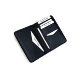 SAFİR DERİ Kredi Kartlık , kimlik , ehliyet Hakiki Deri Kapaklı Kartlık İnce Zarif Siyah Renk 11 CM x 8 CM