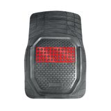 Safir Fiat Fiorino 2015 Uyumlu Kırmızı 3D Ekstra Derin Havuzlu Paspas Seti