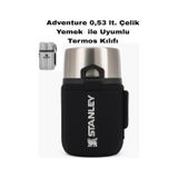 Safir Kamp Stanleye 0.53 Lt. Adventure Çelik Yemek Termosu İle Uyumlu Omuz Askılı Termos Kılıfı Çok Renkli