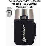Safir Kamp Stanleye 0.53 Lt. Adventure Çelik Yemek Termosu ile Uyumlu Omuz Askılı Termos Kılıfı - Renkli