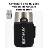 Safir Kamp Stanleye 0.53 Lt. Adventure Çelik Yemek Termosu ile Uyumlu Omuz Askılı Termos Kılıfı