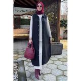 Safir Kapitone Yelek Siyah