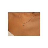 Safir Kuyumculuk Parlak Altın Kelebek Tasarımlı Kolye - Özel Tasarım Taşlı Kelebek Kolye - Minimalist Altın Takılar