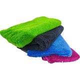Safir Mikrofiber Peluş Oto Kurulama ve Temizlik Bezi 50X70 cm Büyük Boy