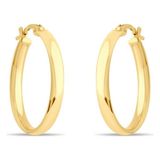 Safir Mücevher Bombe 14 Ayar Altın Kadın Halka Küpe - Gold - Standart