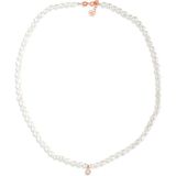 Safir Mücevher Deep Sea 14 Ayar Rose Gold Pırlantalı Kadın Inci Kolye - Standart