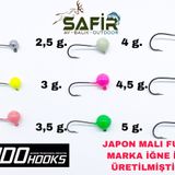 Safir Round Magic Uv Ve Glow Jig Head (japon Fudo İğne) Glow Yeşil-4,5 G.
