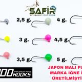 Safir Round Magic Uv Ve Glow Jig Head (japon Fudo İğne) Glow Yeşil-5 G.