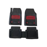 Safir SFR1052 Renault Clio Uyumlu Universal Derin Havuzlu Krom Kırmızı Oto Paspas