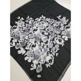 Safir Tuhafiye Pamuklu Desenli Yazma - 100 x 100 cm - Çakıl Taşı