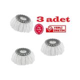 Safir Wermoplast Yedek Mikrofiber Vileda Mop Ucu Başlığı 3 Adet