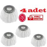 Safir Wermoplast Yedek Mikrofiber Vileda Mop Ucu Başlığı 4 Adet