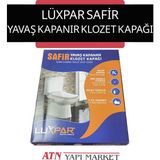 Safir Yavaş Kapanan Klozet Kapağı - Kolay Montajlı, Tüm Modellerle Uyumlu, Hijyenik Temizlik, 2 Yıl Garantili