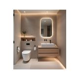 safirglass 60 X 80 Led'li Flotal Ayna Beyaz Led