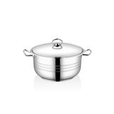 SAFLON Bestinox 32x20 Cm Flanşlı Kulp Çelik Kapaklı Çelik Derin Tencere-14 Litre