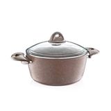 Saflon Granit Kaplama Derin Tencere, 22 Cm