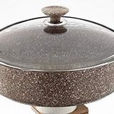Saflon T4301010224 24 Cm Granit Kaplama Basık Tencere