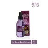 Safran Çiçeği 100 ml Sprey Mor Cam Safran Kolonyası