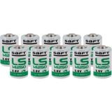 Saft LS14250 - 1/2 Aa 3.6V Li-Socı2 Lithium Pil 10 Lu Paket - 1 Adet