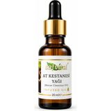 Safvital At Kestanesi Yağı 20 ml Maserasyon Bakım Yağı Saç Cilt El Vücut Için Premium Aromatik Bakım Yağı