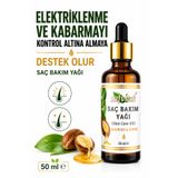 safvital Saç Bakım Yağı 50 ml Argan Jojoba Hint Üzüm Çekirdeği Tatlı Badem İçeren Elektriklenme ve Kabarma Karşıtı Yoğun Nem Desteği Parlaklık Yumuşak Görünüm Saç Ucu Besleyici Güçlendirici E Vitaminli Serum