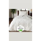 Safyün Saf Yün Marka %100 Merinos Kuzu Yünü Yıkanabilir Tek Kişilik Yün Yorgan Tek Kişilik - 155 x 215 cm - Beyaz