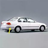 Sağ Arka Tampon Köşe Bandı Çıtası Kuşağı Honda Civic Sedan ile uyumlu 1996-2000