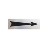 Sağ Yönüne Ok Işaret Kapı Tabelası Duvar Yönlendirme Levhası 15 Cm X 5 Cm