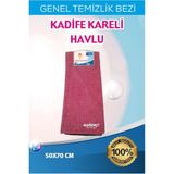 Sağdıç Saraciye Mikrofiber Kadife Dokulu Kareli Genel Temizlik Bezi 50X70 KADIFE01