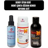 Sağdıç Saraciye Special Siyah Deri Boyası Deri Mont Çanta Cüzdan Kemer Boyama Seti - Çok Renkli