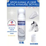 Sağdıç Saraciye Spor Beyaz Deri Ve Kumaş Ayakkabı Boyası 75 Ml 1 Çift Bağcık