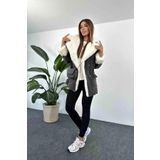 SAGİ JEANS Kadın Içi Full Kürk Denim Kadın Mont