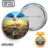 Sağlam Ajans Mescid-I Aksa Görsel Iğneli Rozet 44 mm