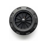 Sağlam Çöp Konteyner Tekeri 120 LT Ve 240 LT Uyumlu (2 ADET) - Siyah