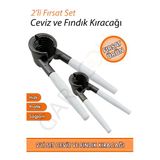 Sağlam Fındık Ceviz Ve Badem Kıracağı 2'Li Fırsat Set Kuruyemiş Kırma Aleti Makinası